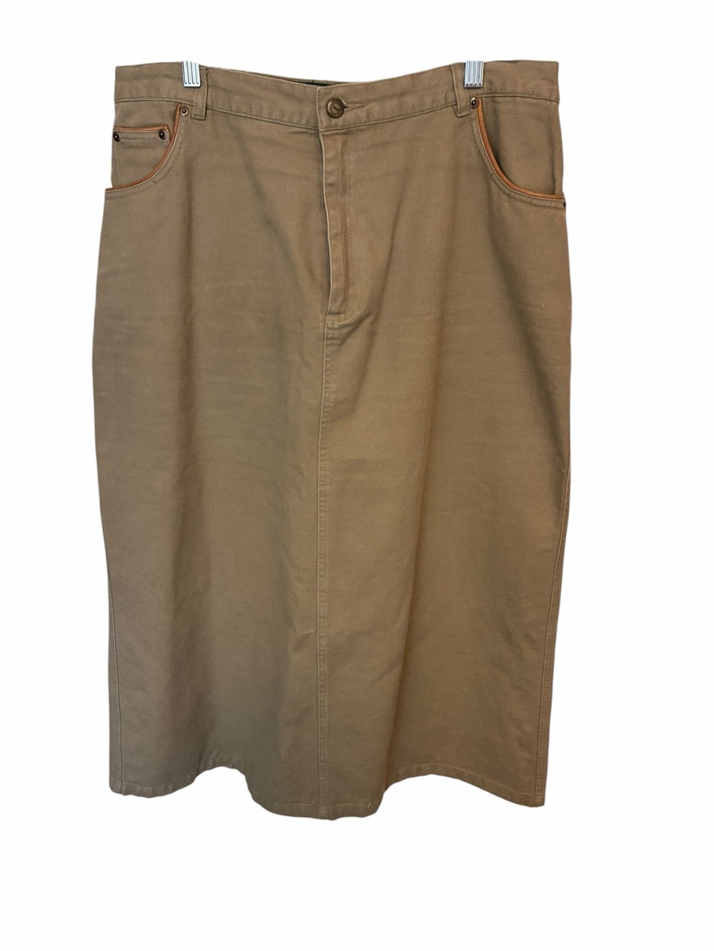 Orvis Midi Jean Skirt